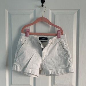 aeropostale white denim shorts